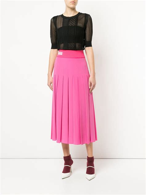 pink fendi skirt